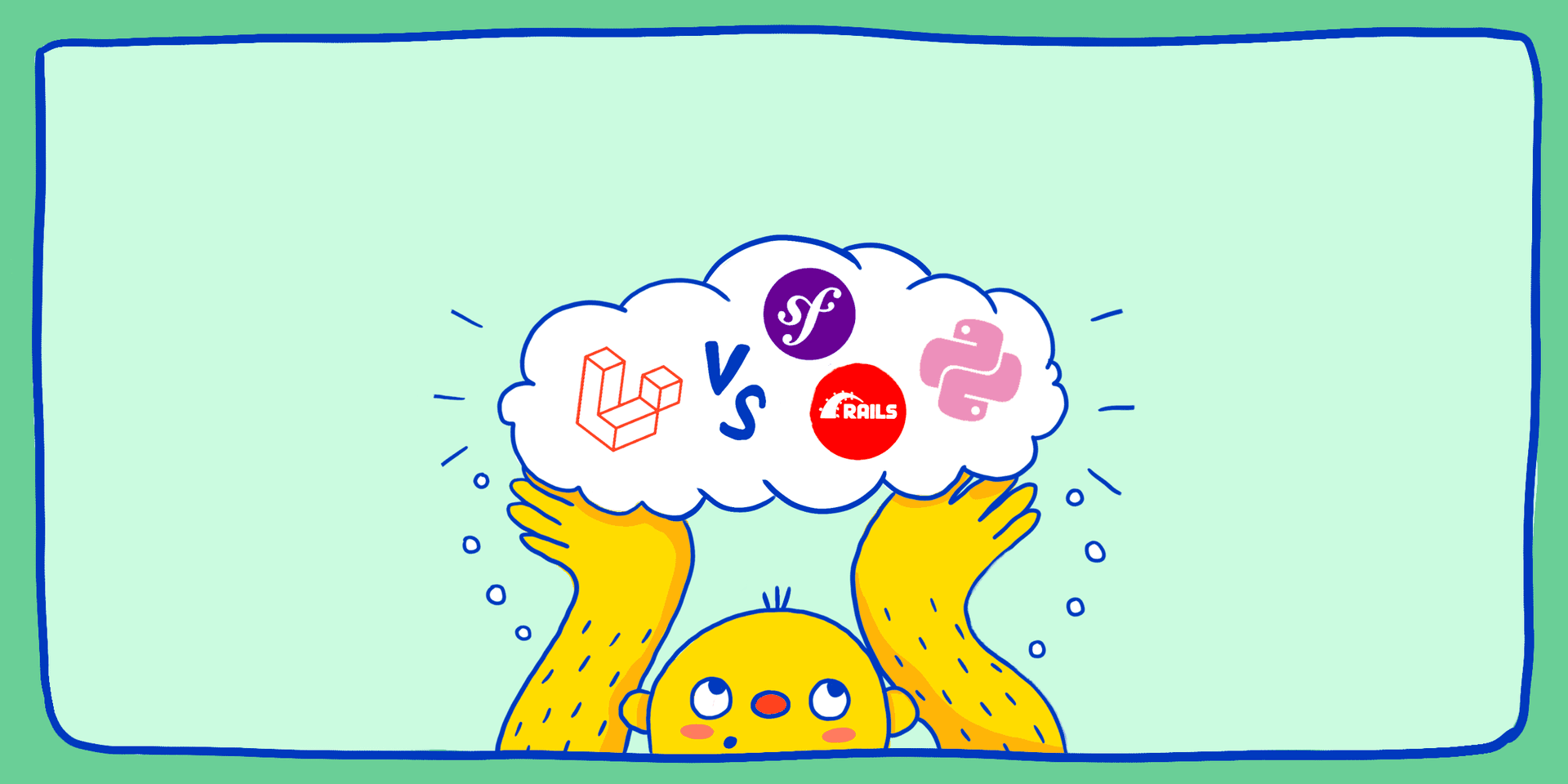 laravel vs other frameworks for web app development