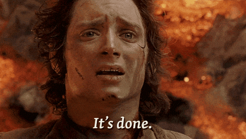 It is done