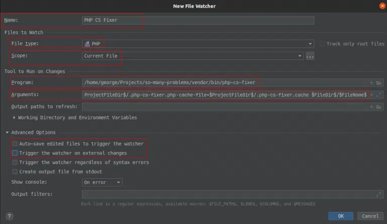 Add watcher file